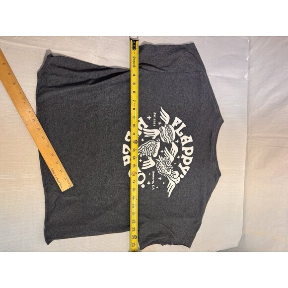 Flappy’s Pizza Co Sonora CA T-Shirt Men’s Large Gray Local Restaurant Tee - Picture 3 of 8